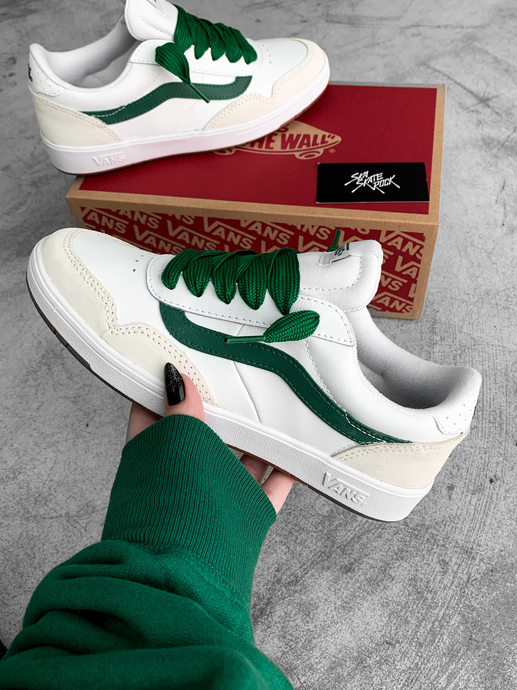 Tenis Vans Cruze Too Perf Sport Branco Verde