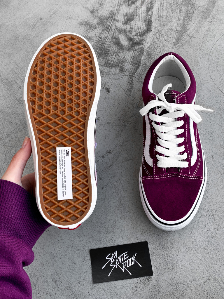 Tenis Vans Old Skool Dark Purple Roxo