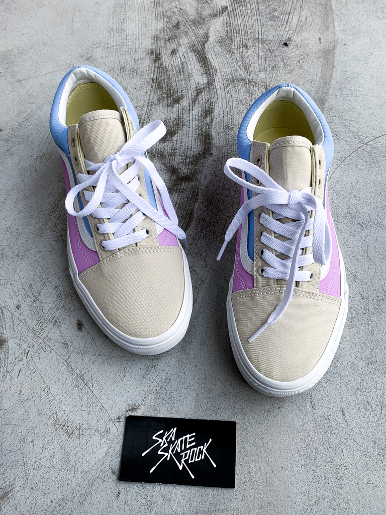 Tenis Vans Old Skool Multicolor Azul Rosa