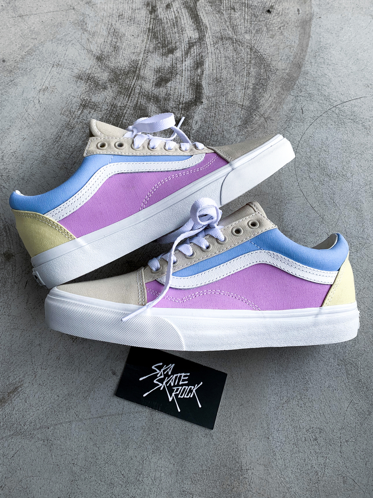 Tenis Vans Old Skool Multicolor Azul Rosa