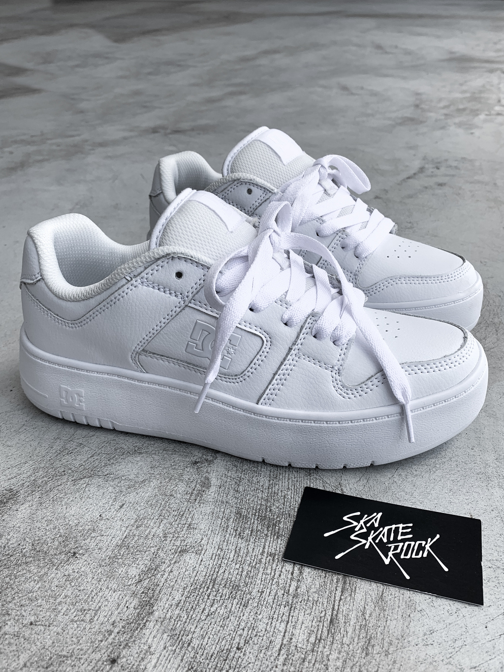 Dc shops tenis branco