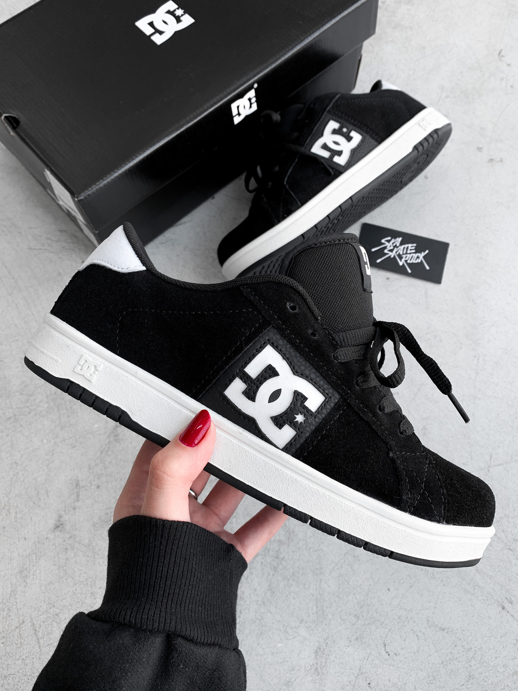 Tenis Dc Shoes Cup Striker Preto Branco