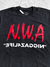 Camiseta Flame Nwa Ba Preta