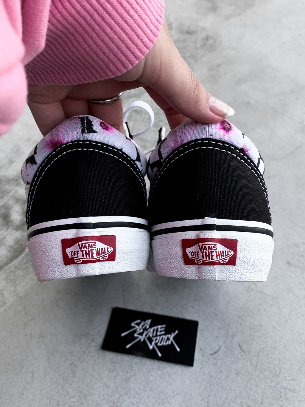 T nis Vans Old Skool Hibiscus Preto