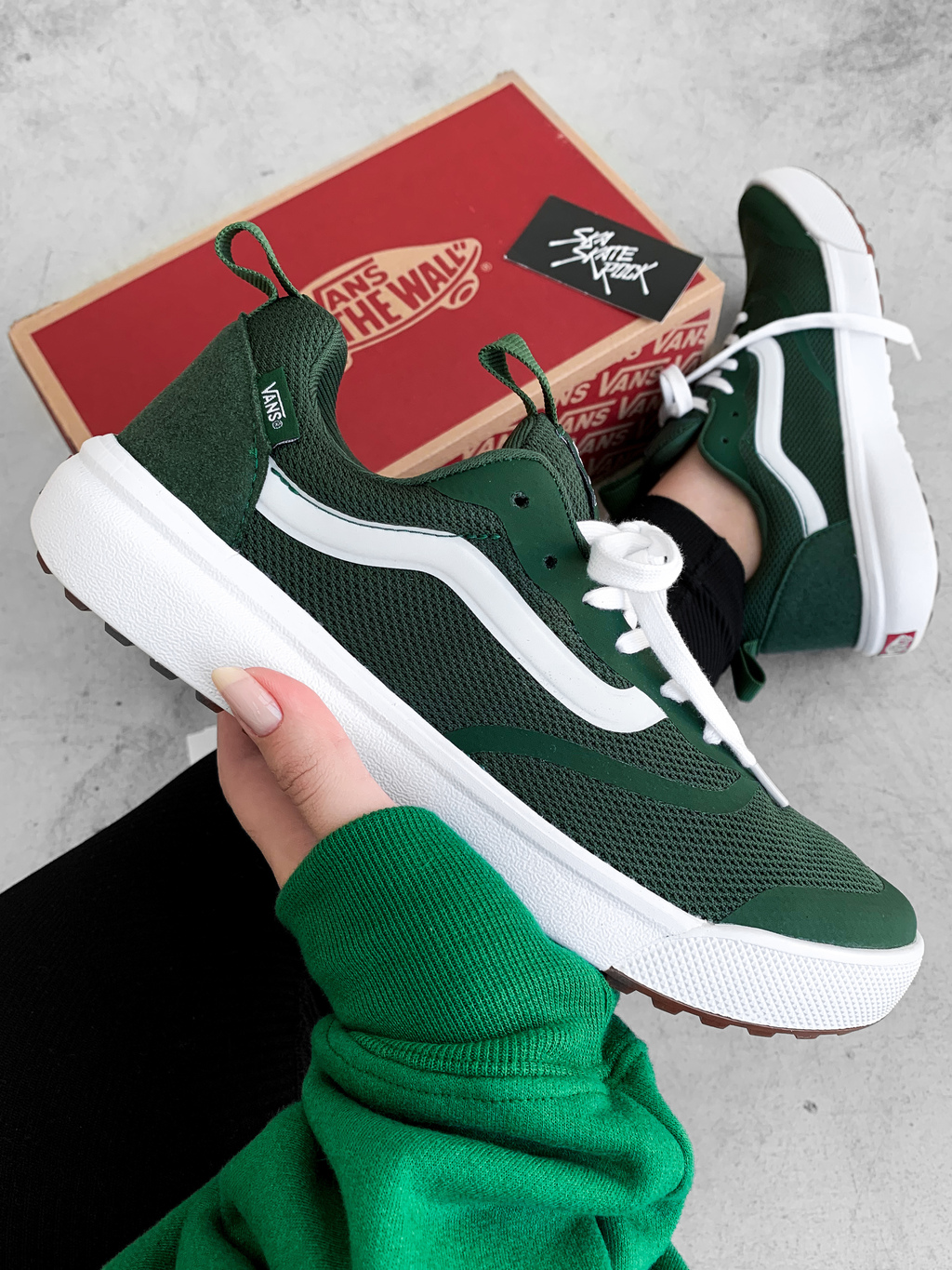 Tênis Vans Ultrarange Rapidweld Mountain View Verde Branco