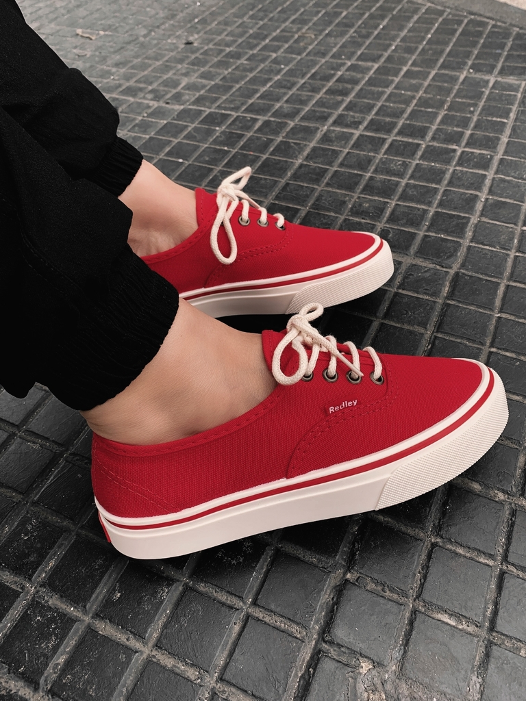 Tenis vermelho hot sale redley
