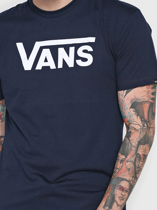 Camiseta Vans Classic Azul Escuro