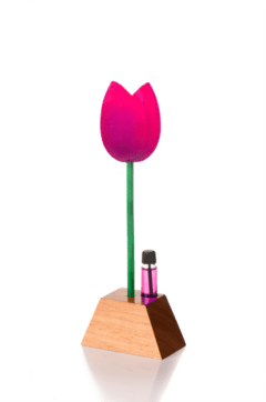 Tulipa e Botão de madeira com Refil e Suporte Bella Luna - loja online