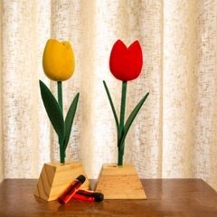 Tulipa e Botão Velvet - comprar online