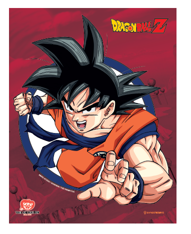 Garrafa Squeeze Goku Dragon Ball e Personagens Infantil