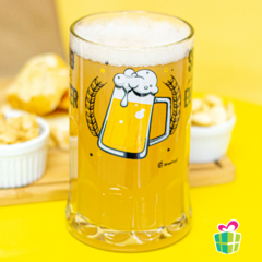 CANECA DE CHOPP VIDRO 565ML FRASES - EU BEBO PARA ESQUECER - Destak Presentes & Encantos 