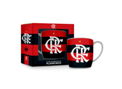 CANECA PORCELANA URBAN 300ML TIMES FUTEBOL - FLAMENGO CRF