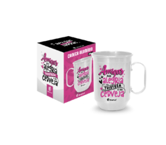 CANECA CHOPP ALUMÍNIO 600ml - AMIGAS NA ALEGRIA E NA CERVEJA