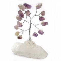 Árvore da felicidade em cristal natural sortidos - 7 cm - Destak Presentes & Encantos 