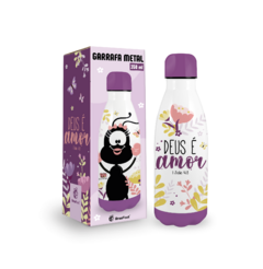 GARRAFA TERMICA METAL NEO 350ML FE - SMILINGUIDO DEUS E AMOR