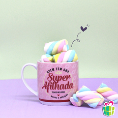 CANECA PORCELANA URBAN 300ML FAMÍLIA - SUPER AFILHADA - comprar online