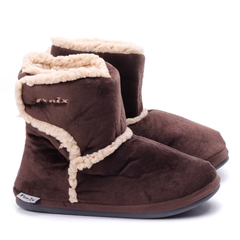 PANTUFA BOTA MARROM ADULTO SHERPA 3010