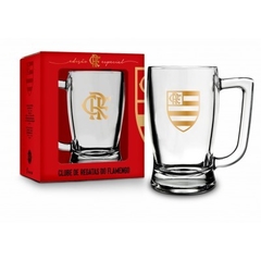 CANECA VIDRO 340 TABERNA SERIE OURO - FLAMENGO