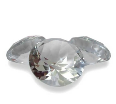 Diamante de Cristal Transparente 5cm - Unidade - comprar online