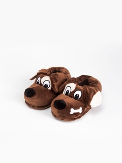 PANTUFA FECHADA PELUCIA CACHORRO CAO OSSINHO 12002 3D