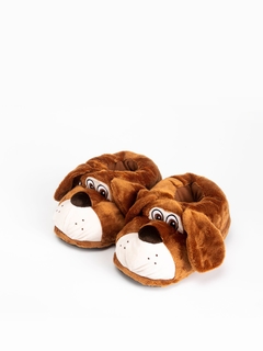 PANTUFA FECHADA PELUCIA CACHORRO CAO PINTAS 3D 12003