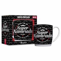 Caneca Porcelana Urban 360ml na caixa - Super Namorado - comprar online