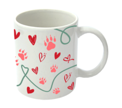 CANECA PORCELANA 300ML - LEVANTA PRINCESA - PET LOVERS - Destak Presentes & Encantos 