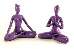 ESTATUA YOGA LILAS 15CM