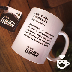 Caneca Coleção Irônicu: Cu trancado - comprar online