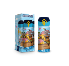 GARRAFA TERMICA FLIP 300ML INFANTIL DESENHOS FE ARCA DE NOE