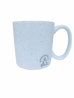 CANECA DECOR RETA Z CABO C 300ML (13 x 8,5 x 9,1 CM) BRANCO - NAMASTE - comprar online