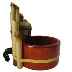 Fonte de Água em Bambu 18cm Bivolt - comprar online