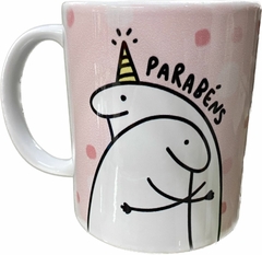 CANECA PORCELANA 330ML FLORK LOUCAS AMIGAS - comprar online