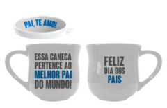 CANECA DECOR CURVE 380ML DIA DOS PAIS PERTENCE AO MELHOR PAI