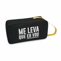 BOLSA MOCHILA PORTA CHUTEIRAS FRASES ME LEVA QUE EU VOU LUDI