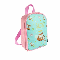 BOLSA TERMICA MOCHILA LANCHEIRA INFANTIL - FLORESTA RAPOSA - comprar online