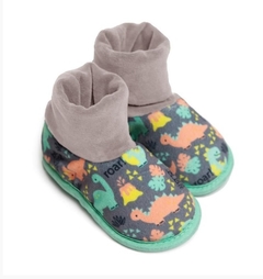 PANTUFA INFANTIL BOTINHA DINOS