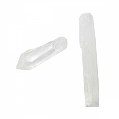 Kit de limpeza Pedras - selenita branca e cristal transparente - comprar online