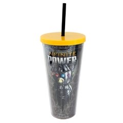 COPO CANUDO METALICO INFINITE POWER AVENGERS - comprar online