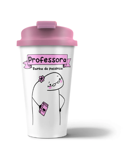 Copo Viagem Flork Profissão - Professora 500ml