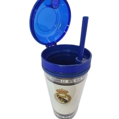 Copo Canudo E Pote 450Ml Real Madrid - comprar online