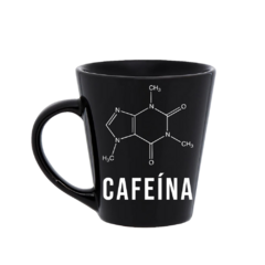 CANECA DROP PRETA 250ML - COFFEE LOVER - CAFEINA - comprar online