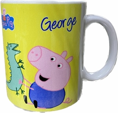 CANECA PORCELANA 330ML PEPPA PIG GEORGE - comprar online