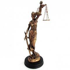 Estátua Dama da justiça Deusa Themis 24 cm