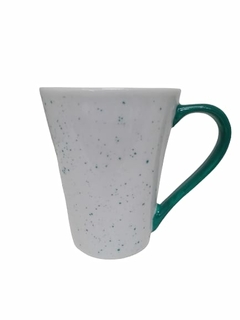 CANECA DECOR TULIPA 320ML (12,5 x 9,5 x 11 CM) BRANCO / AZUL 02 - WE CAN DO IT - comprar online