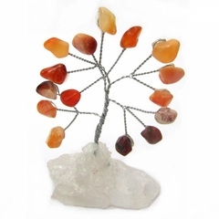Árvore da felicidade em cristal natural sortidos - 7 cm na internet