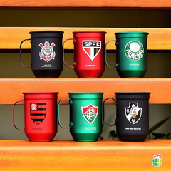 CANECA DE CHOPP ALUMINIO 600ML TIMES FUTEBOL - FLUMINENSE - comprar online