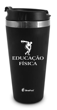 COPO TERMICO CURSO EMBORRACHADO 450ML - EDUCACAO FISICA - comprar online