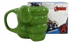 Caneca Hulk 3d Porcelana 350ml Oficial Marvel