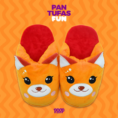 Pantufa Fun Fox Amy - Numeração única 35 ao 40